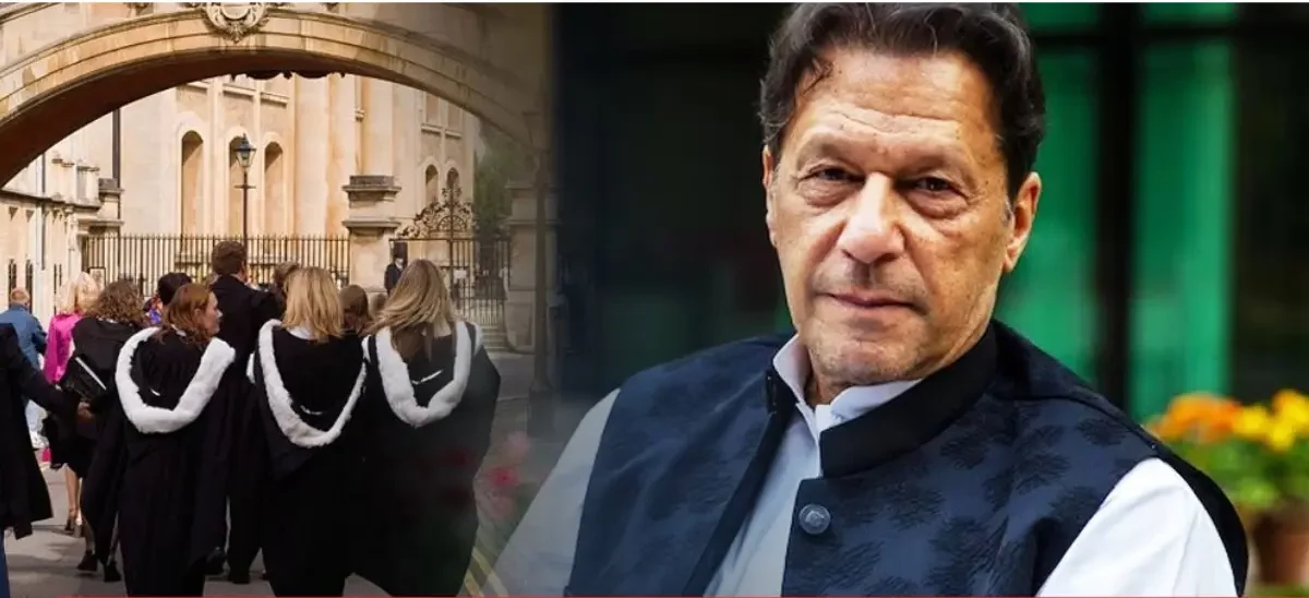 Imran Khan campaigning for Oxford University Chancellor from his prison cell.